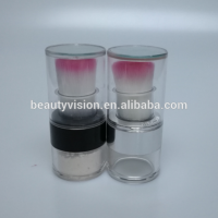 Private Label Empty Loose Powder Case Container With Brush Makeup