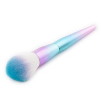 Beauty Soft Synthetic Powder Brush Blush Foundation Round Aluminum Cosmetics Face Brush