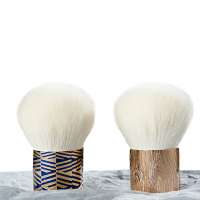 CLIONE #500 mini professional cosmetic Kabuki makeup brush private label portable mushroom foundation blush powder brush